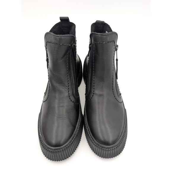 Spring Step Kelko Leather Ankle Boots Zip-Up Women's Black Size US5.5-6 EU36 - Picture 10 of 12